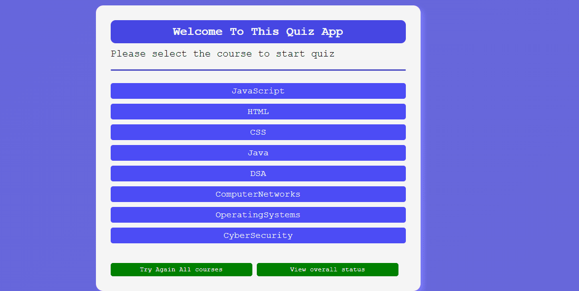 Simple Quiz App